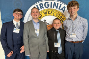Pictured from left, James Lopez, Brady Barnhart, Kabe Blake and Drew Marling.